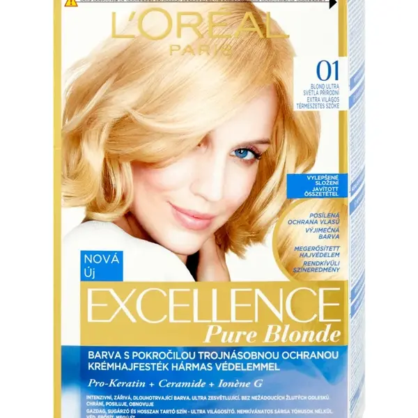 Permanentní barva Loréal Excellence 01 blond ultra světlá přírodní - L’Oréal Paris + dárek zdarma