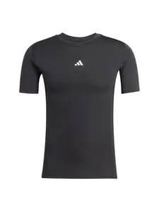 ADIDAS PERFORMANCE Spodné tričko  čierna / biela