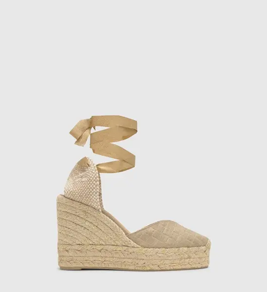 Castañer Espadrilky 'Chiara'  tmavošedá