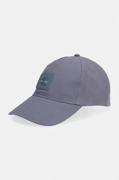 Calvin Klein čiapka so šiltom pánska bavlnená