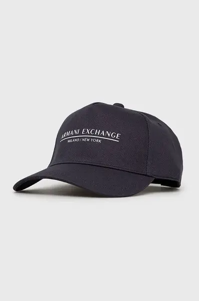 Armani Exchange Bavlnená čiapka Armani Exchange