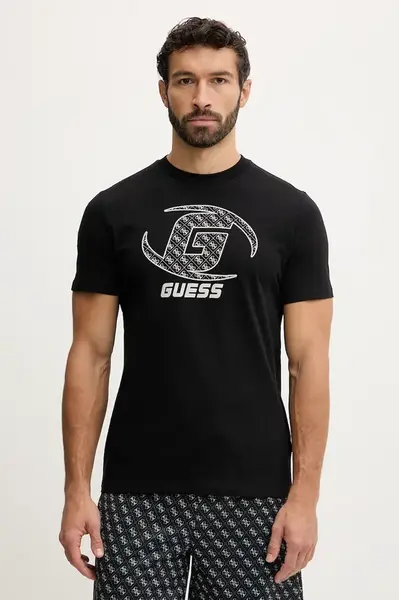 Guess Bavlněné tričko Guess KELE