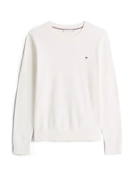 TOMMY HILFIGER Sveter 'Fine'  biela