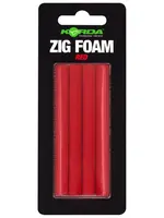 Korda penové valčeky zig foam - červená