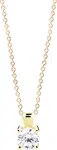 Cutie Jewellery Nežný prívesok zo žltého zlata s čírym zirkónom Z8010-40-10-X-1