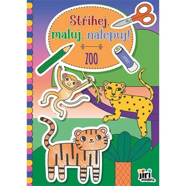 Jiri Models Strihaj, maľuj, nalepuj! Zoo
