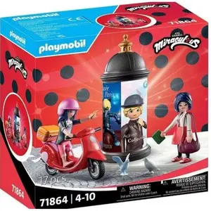 Playmobil Čarovná Lienka a Čierny kocúr: Marinettin skúter