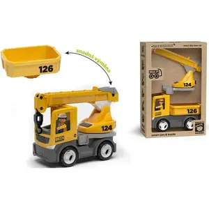 Eco MultiGO Build 2+1 Igráček stavbár, auto, žeriav, valník