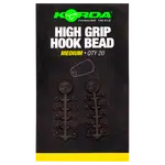 Korda zarážky high grip hook bead - medium