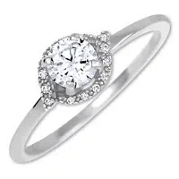 Soliter Strieborný zásnubný prsteň 426 001 00531 04 49 mm