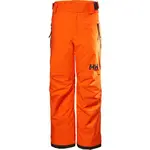 Helly Hansen JR LEGENDARY PANT Detské lyžiarske nohavice, oranžová, veľkosť 10Y