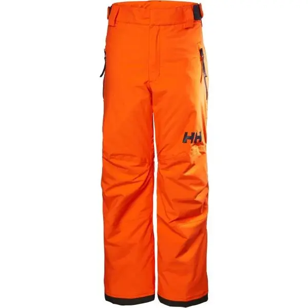 Helly Hansen JR LEGENDARY PANT Detské lyžiarske nohavice, oranžová, veľkosť 10Y
