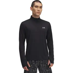 Under Armour LAUNCH 1/4 ZIP Pánske bežecké tričko, čierna, veľkosť L