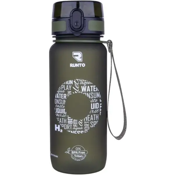 Runto SPACE 650 Fľaša, tmavo zelená, veľkosť 650 ML