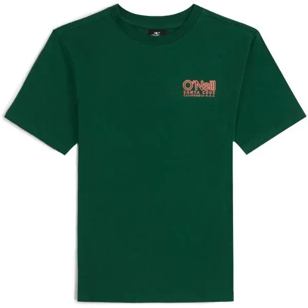 O'Neill ESSENTIALS CALI LOGO Chlapčenské tričko, tmavo zelená, veľkosť