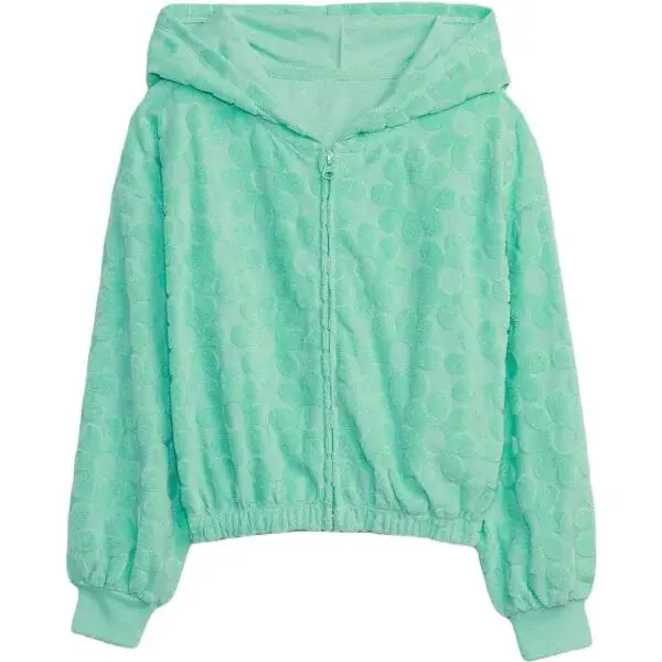 GAP V-DAISY Dievčenská mikina, svetlo zelená, veľkosť