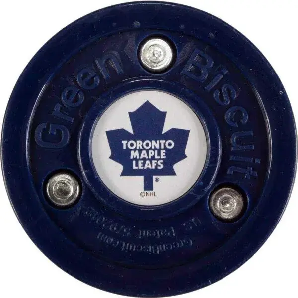 Green Biscuit TORONTO MAPLE LEAFS NHL Puk, tmavě modrá, velikost