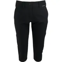 ALPINE PRO GRAFA Dámske 3/4  nohavice, čierna, veľkosť