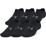 Under Armour ESSENTIAL NO SHOW Unisex ponožky, čierna, veľkosť S
