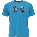 Under Armour TECH PRINT FILL Pánske tričko, modrá, veľkosť