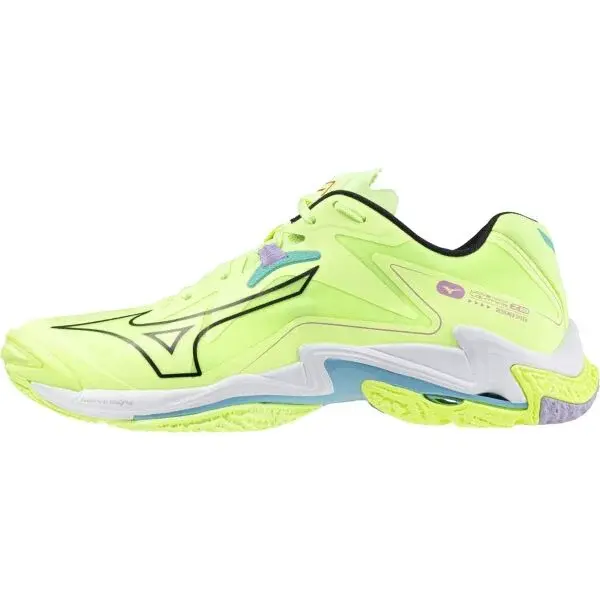 Mizuno WAVE LIGHTING Z8 W Dámska volejbalová obuv, reflexný neón, veľkosť 37