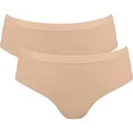 SLOGGI GO SENSE HIPSTER 2P Hipster nohavičky, béžová, veľkosť