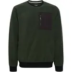 BLEND SWEATSHIRT REGULAR FIT Pánska mikina, tmavo zelená, veľkosť