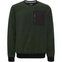 BLEND SWEATSHIRT REGULAR FIT Pánska mikina, tmavo zelená, veľkosť