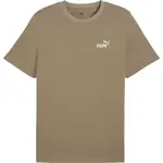 Puma ESSENTIALS SMALL NO.1 LOGO TEE Pánske tričko, hnedá, veľkosť