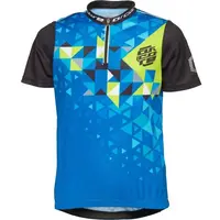 Arcore DOUGAT Chlapčenský cyklistický dres, modrá, veľkosť 140-146