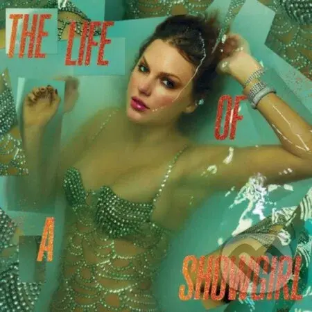 Taylor Swift: The Life of a Showgirl LP (Sweat And Vanilla Perfume Portofino Orange Glitter Vinyl)