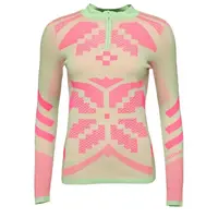 KARI TRAA FAITH HZ Dámske merino tričko, ružová, veľkosť