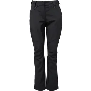 Willard MARUBA Dámske softshellové nohavice, čierna, veľkosť