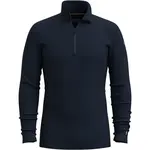 Smartwool CLASSIC THERMAL MERINO BL 1/4 ZIP Pánske termo tričko, tmavo modrá, veľkosť XXL