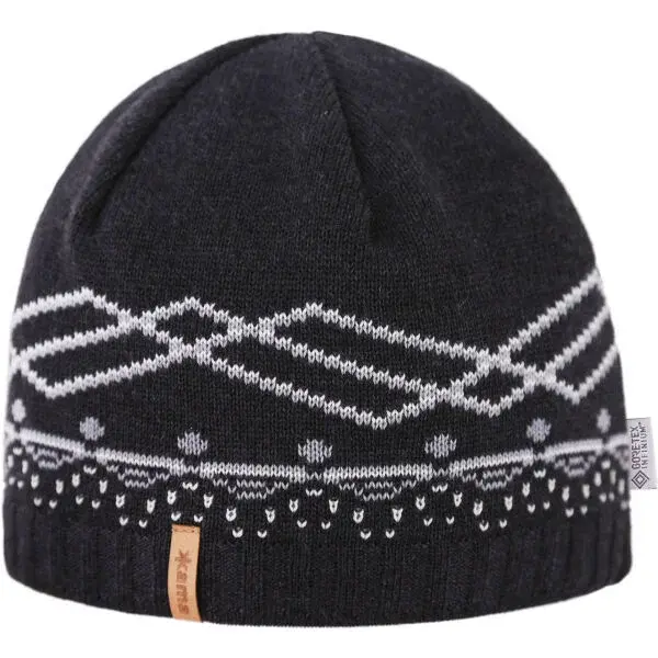 Kama ČIAPKA GTX WINDSTOPPER MERINO Pletená vetruodolná čiapka, čierna, veľkosť UNI
