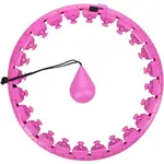 HMS FH01 Masážna hula hop obruč so závažím, fialová, veľkosť