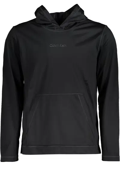 CALVIN KLEIN MEN'S BLACK ZIPLESS SWEATSHIRT