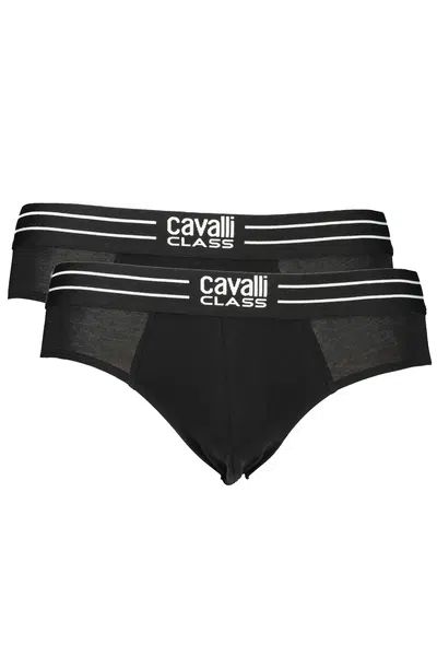 CAVALLI CLASS SLIP MEN BLACK