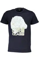CAVALLI CLASS SHORT SLEEVE T-SHIRT MEN BLUE