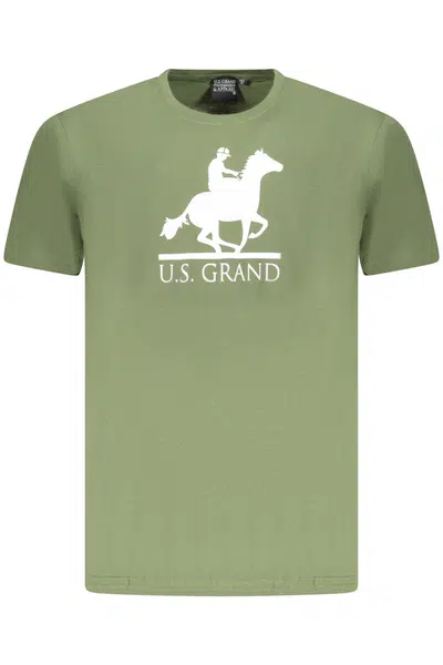 US GRAND POLO SHORT SLEEVE T-SHIRT MEN GREEN