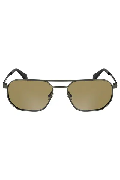 CALVIN KLEIN MEN'S SUNGLASSES BRONZE