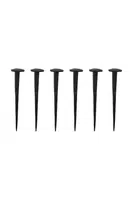 Sada nástěnných věšáků House Doctor HDWall 8 cm černá barva