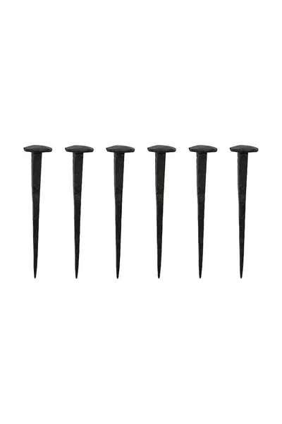 Sada nástěnných věšáků House Doctor HDWall 8 cm černá barva