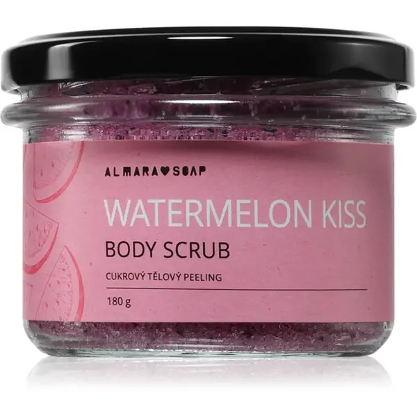 Almara Soap Body Scrub cukrový tělový peeling na celulitidu s vůní Watermelon Kiss 180 g