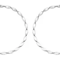 Troli Ocelové kruhové náušnice 2 - 5 cm 4 cm