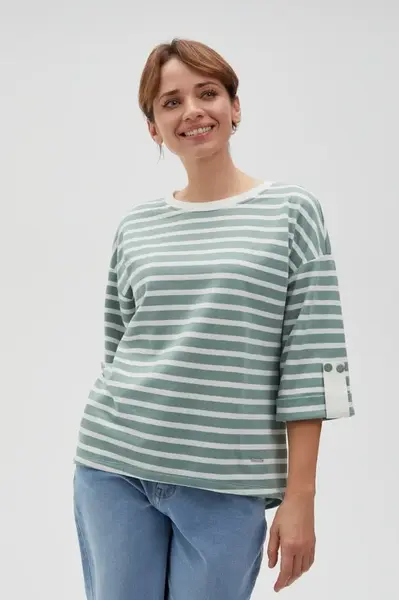 Marisse Women's Sweatshirt L-Bl-4607 Olive