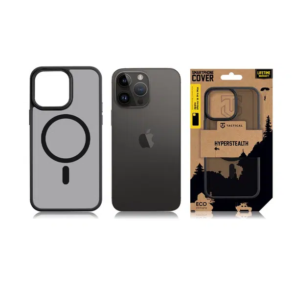 Zadní kryt Tactical MagForce Hyperstealth pro Apple iPhone 14 Pro Max, asphalt