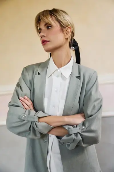 Marisse Women's Jacket L-Mr-4617 Olive