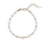 Alisia Hravý korálkový náramek z morganitu AL3769-Oro