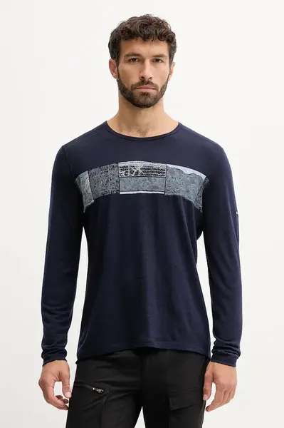 Funkční prádlo Icebreaker Merino 200 Oasis tmavomodrá barva, IB0A57BD4011